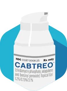 CABTREO bottle in a hexagon shape
